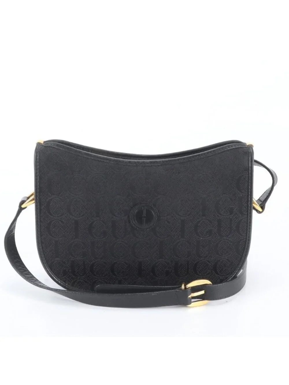 Gucci Vintage Leather Shoulder Bag Crossbody Hand Tote